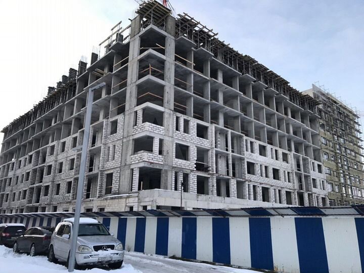 2-к. квартира, 56,4 м², 6/9 эт.