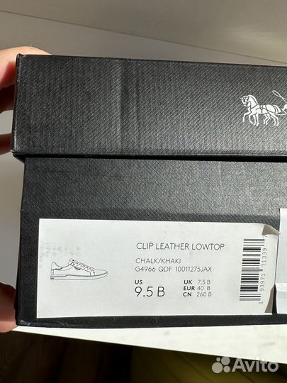 Кеды кожаные coach оригинал