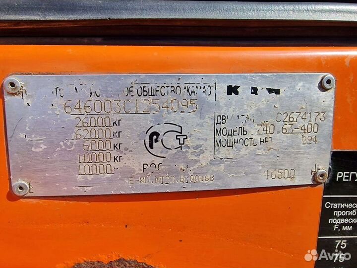 КамАЗ 6460, 2012