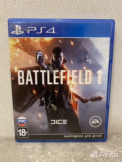 Battlefield 1 PS4 диск