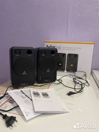 Студийные мониторы (Колонки) Behringer MS16