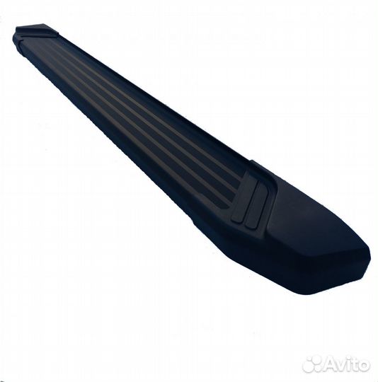 Пороги-подножки KIA Soul 2017-2019 г.в. Black