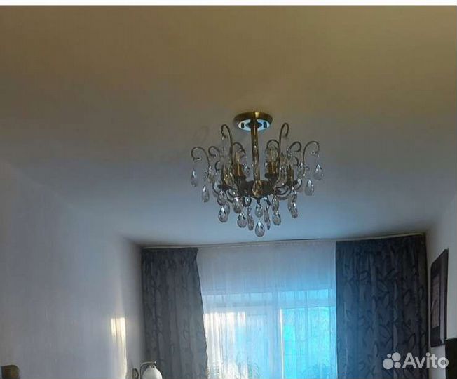 Люстра потолочная хрустальная