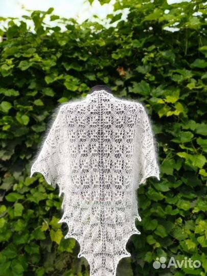 Пуховая косынка