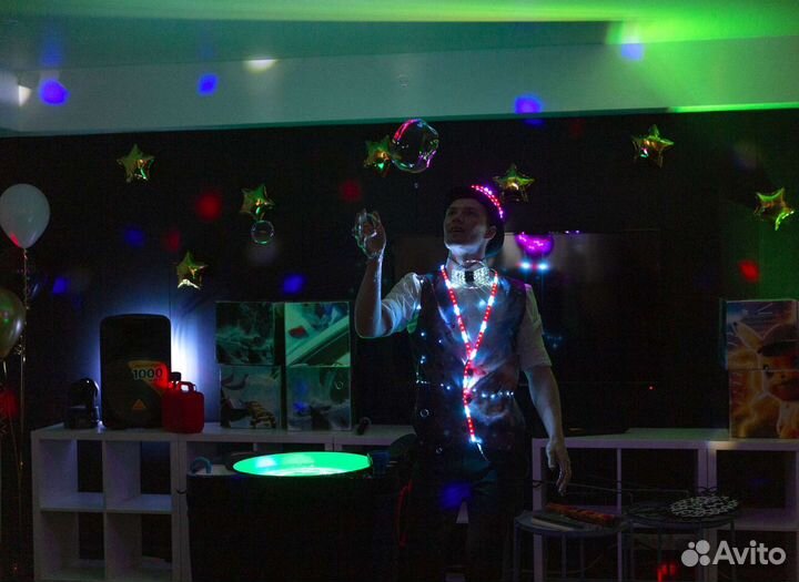 Космическое шоу мыльных пузырей