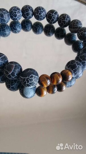 Африканский агат с тигровым глазом