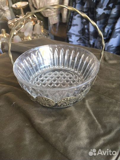 Вазочка мельхиоровая