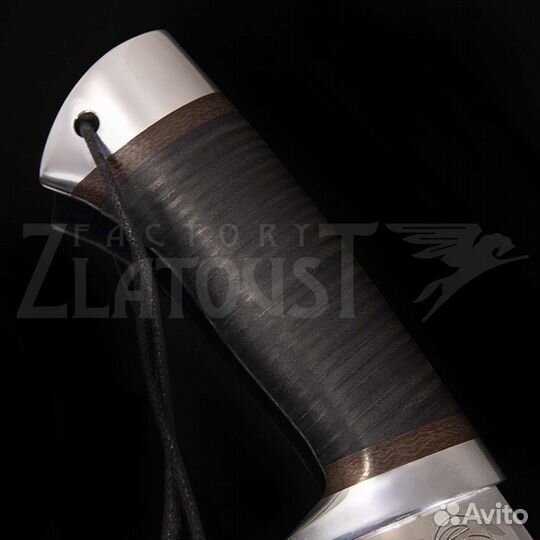 Нож для охотника с гравировкой Волк