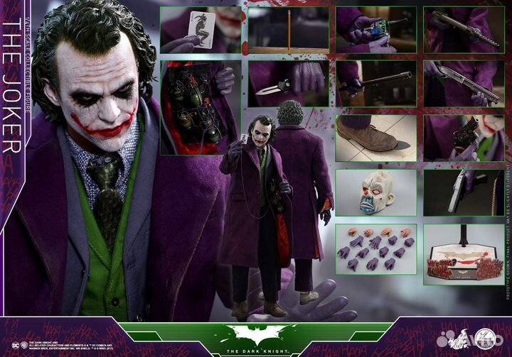 Hot Toys QS010 Batman Dark Knight 1/4 The Joker