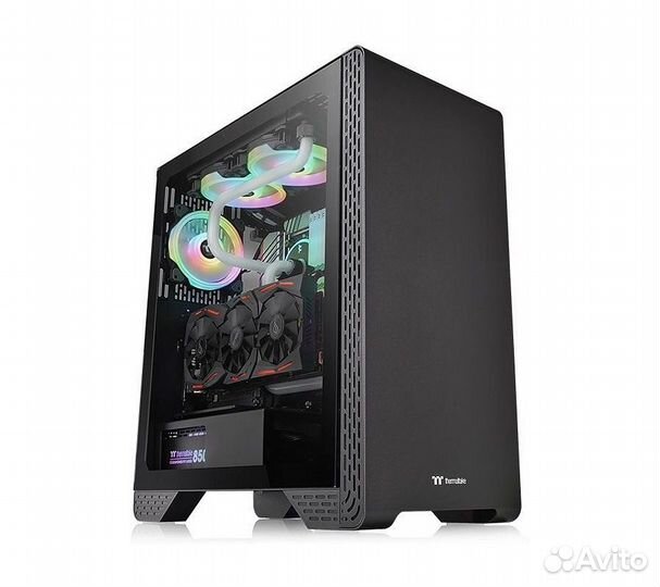 Компьютерный корпус Thermaltake S300 TG, черный