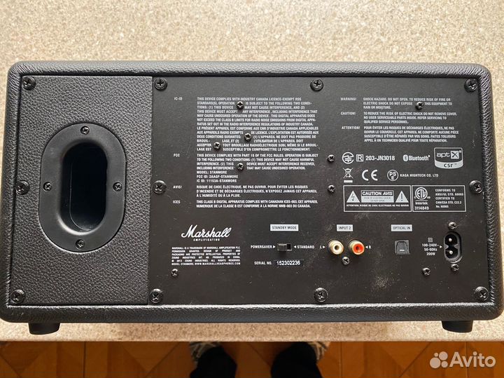 Marshall stanmore колонка bluetooth