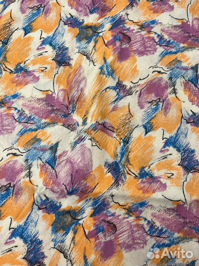 Отрез плотной хб ткани СССР