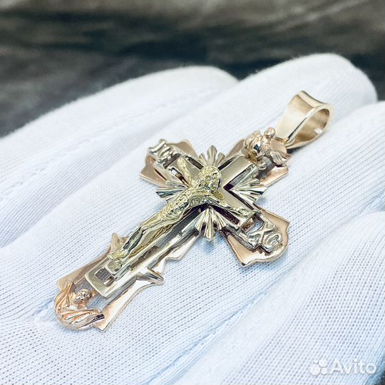 Золотой крестик на заказ