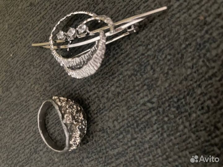 Серебряное кольцо женское