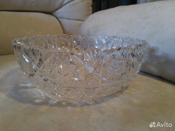 Блюдо хрустальное - Салатница
