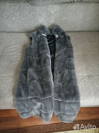 Жилетка меховая женская XXL