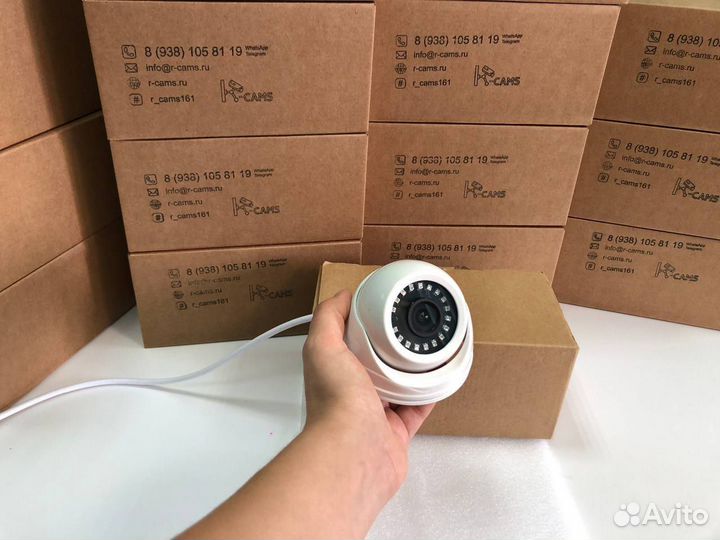 Купольная уличная 5MP IP камера высокого разрешени