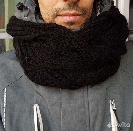 Шарф - снуд, манишки мужские