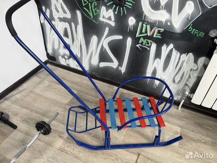 Детские зимние санки