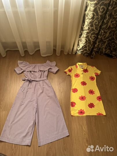Вещи на лето комбинезон и платье