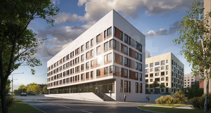 1-к. квартира, 44,6 м², 2/12 эт.