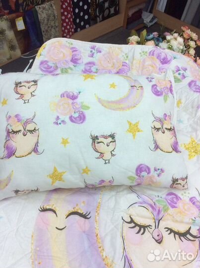 Детское одеяло и подушка