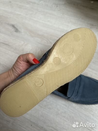 Эспадрильи Эконика 37 голубые новые