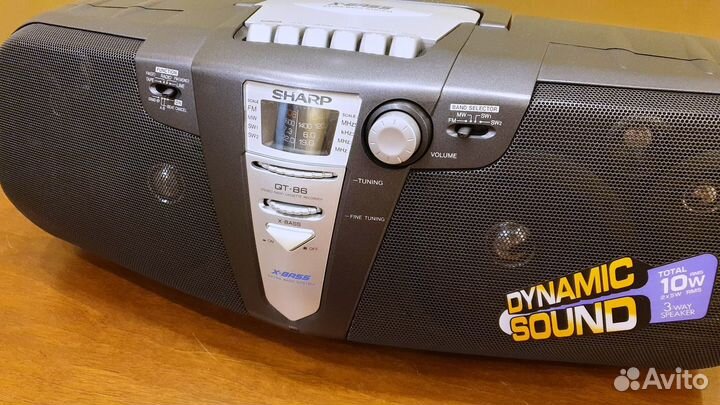 Бумбокс Sharp QT 86 AUX+ bluetooth