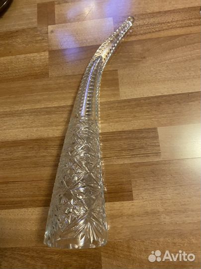 Рог хрустальный,высшего качества, новый