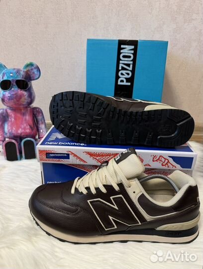 Р48,49 New Balance 574 Classic кожаные кроссовки