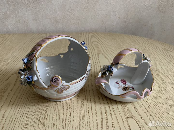 Вазочки фарфоровые ручная работа. Кисловодск