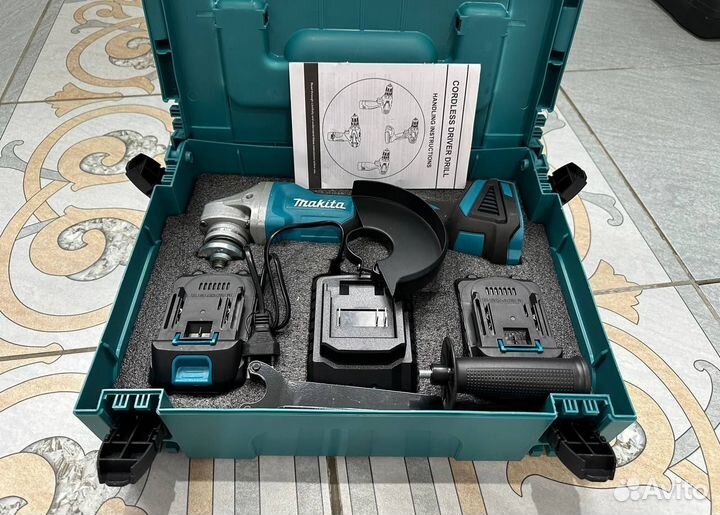 Аккумуляторная болгарка Makita 125мм (Арт.58422)