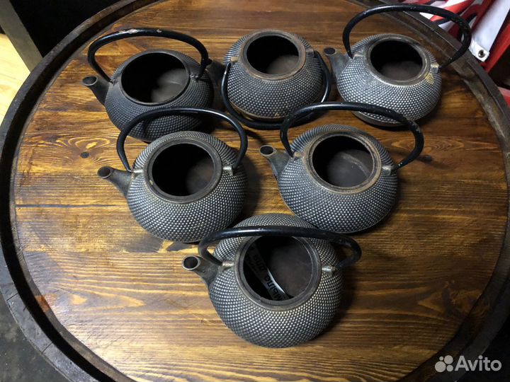 Чугунные чайники (без крышек)