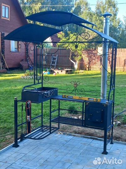 Мангал со столиком