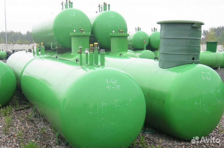 Газгольдер 10000 л, автономное газоснабжение