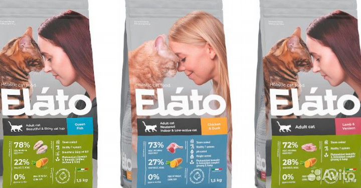 Корм для собак кошек sirius элато брит blitz