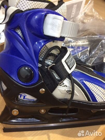 Коньки раздвижные 33-36