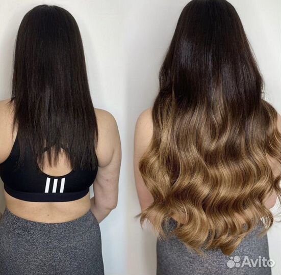 Модель на наращивание и коррекцию волос