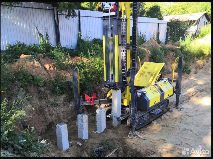 Свайный фундамент для гаража в любую погоду