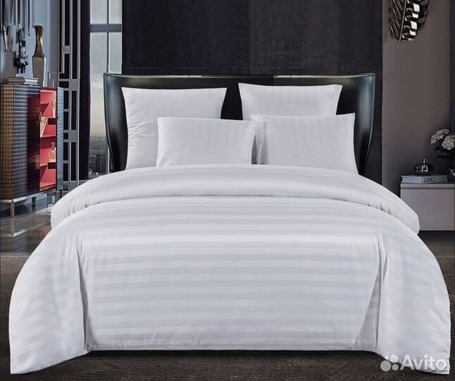 Постельное белье страйп сатин