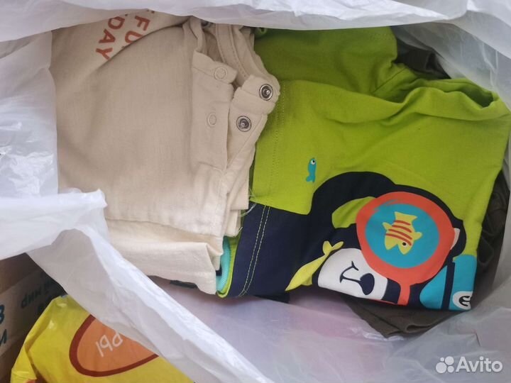 Вещи пакетом для отправки