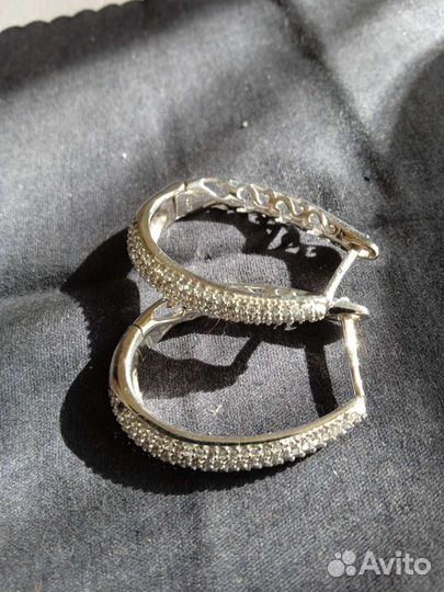 Серьги серебро