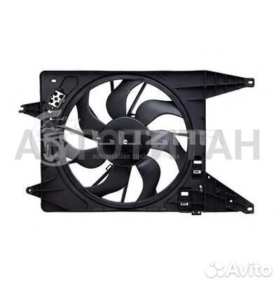 Вентилятор рад. (с кожухом, с резистором ) Renault