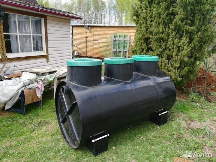 Септик для 5 Человек Без откачки Энергонезависимый