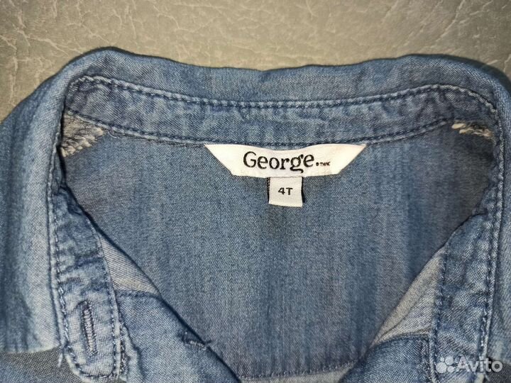 Джинсовая рубашка на девочку