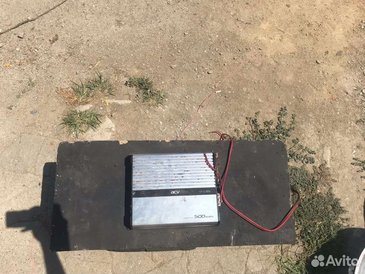 Сабвуфер и усилитель