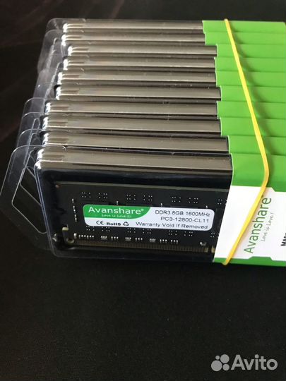 Оперативная память ddr3 8gb 4gb 1600мгц Новая