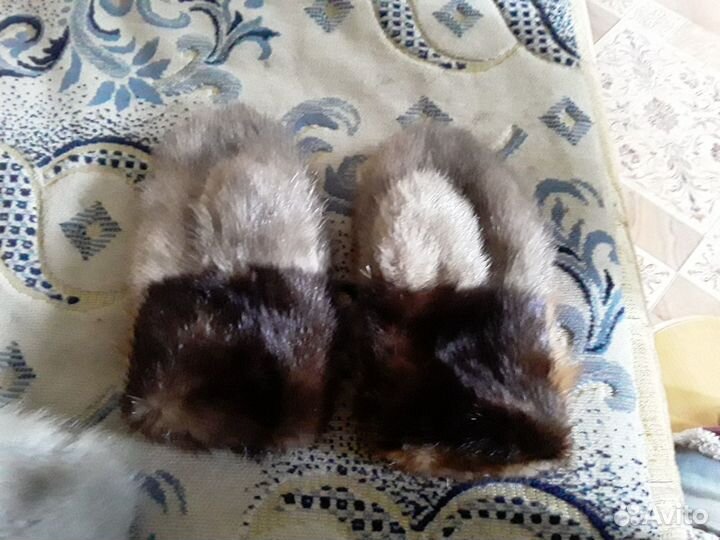 Норковые варежки