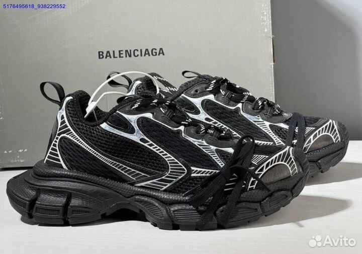 Кроссовки Balenciaga 3xl black-white (Арт.49559)