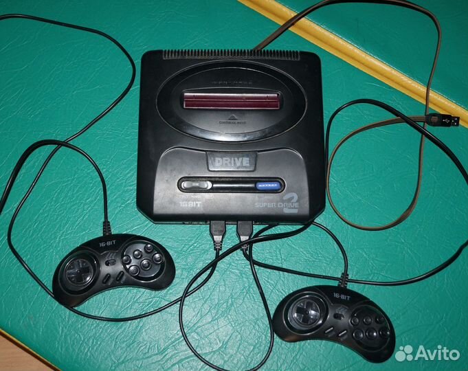 Игровая приставка 16 bit Super Drive 2 + встроенны